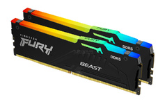Оперативная память DDR5 16GB (2x8GB) PC-48000 (6000MHz) KINGSTON FURY BEAST RGB XMP [KF560C40BBAK2-16]