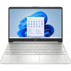 Ноутбук HP-15S-FQ5295NIA i5-1235U (up to 4.4Ghz), 16GB DDR4, 512GB SSD NVMe, 15.6" Full HD IPS, Intel Iris Xe Graph, WiFi 5, BT, DOS, клав. с посдв. Eng-Rus, серебро [7C8B4EA#BH5]***