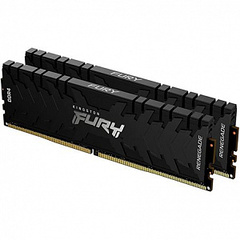 Оперативная память DDR4 32GB (2x16GB) PC-25600 (3200MHz) KINGSTON FURY Beast Black RGB [KF432C16BB12AK2/32]