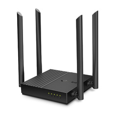 Беспроводной маршрутизатор TP-LINK Archer C64(RU) AC1200 Dual-Band Wi-Fi, 867Mb/s 5GHz+300Mb/s 2.4GHz/4xLAN 1Gb/s /4 антенны/IPTV/MU-MIMO/Tether App***