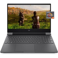 Ноутбук HP Victus 15 Gaming(15-fb0028nr)15.6" FHD 144Hz IPS, AMD Ryzen 7 5800H (3.2GHz-4.4GHz), 16GB DDR4, 512GB SSD, RTX 3050Ti 4GB, GbELAN, WiFi6ax, BT, HDCam, WhiteBacklit(E+R), Win11H, Mica Silver***