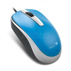 Мышь Genius DX-120, Оптическая, 1000dpi, 3 кнопки, проводная, USB, 5G,1.5м, Синий***