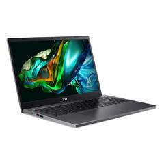 Ноутбук Acer Aspire 5 Intel Core i3-1315U (up to 4.5Ghz), 15.6" FHD IPS, Integrated, 8GB DDR5, 256GB SSD NVMe, DOS, 50Wh Li-ion battery, 65W, Eng+Rus, Steel Gray [NX.KHJER.009]***