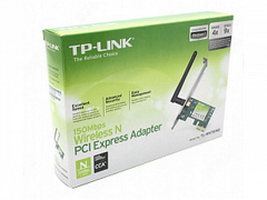 Беспроводной сетевой адаптер TP-Link i PCI Express TP-LINK TL-WN781ND N150, 150Mb/s 2.4GHz, 1 антенна***
