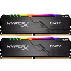 Оперативная память DDR4 64GB (2x32GB) PC-28800 (3600MHz) KINGSTON FURY BEAST RGB KF436C18BBAK2/64