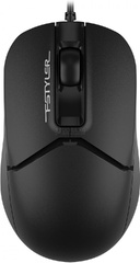 Мышь A4tech Fstyler FM12ST-BLACK Fstyler 1200dpi, 150cm, TypeC адаптер, оптическая, проводная, USB, 2 кнопки***