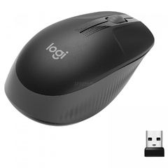 Беcпроводная мышь Logitech M190 Full-size, Оптическая , 1000dpi, 3 кнопки, Серая [910-005906]***