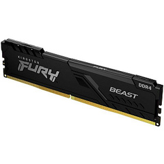 Оперативная память DDR4 64GB (2x32GB) PC-25600 (3200MHz) KINGSTON FURY BEAST BLACK KF432C16BBK2/64