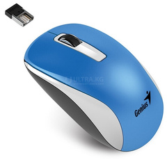Беспроводная мышь Genius NX-7010, оптическая, USB, 1600 dpi, Blue-White, G5***