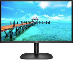 Монитор LCD 23.8" AOC 24B2XDA Black, IPS, 1920x1080, 1000:1 (20000000:1), 250cd/m2, 178/178, 75Hz, 4ms, VGA, HDMI, DVI, Headphone-Out, Speakers 2x2W