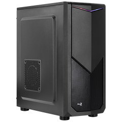 Компьютерный корпус Aerocool Tomahawk-S-BK-v2 , ATX/Micro ATX, USB 2*2.0, HD-Audio+ Mic, Высота процессорного кулера до 167мм, Длина VGA до 324мм, 1*3.5"/4*2.5", Толщина 0,5мм, 440,5x202x399мм, Без Б/П, Черный *-* 