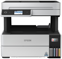 МФУ Epson L6460 (Printer-copier-scaner, A4, 37/23ppm (Black/Color), 64-95g/m2, 4800x1200dpi, 1200×2400 scaner, LCD 2.4", Duplex, ADF, USB, Wi-Fi, LAN