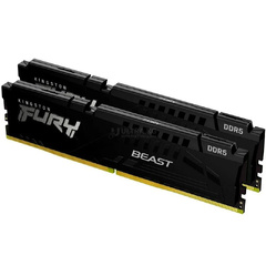 Оперативная память DDR5 16GB (2x8GB) PC-44800 (5600MHz) Kingston FURY Beast RGB [KF556C40BBAK2-16]
