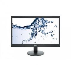 AOC 18.5" E970SWHEN Ultra Slim (1366x768), LED HD TN, 60Hz, 20000000:1, 200cd/m2, 90/65, 5ms, VGA, HDMI,  Black + HDMI кабель, переходник (HDMI + DVI) в комплекте *,* 