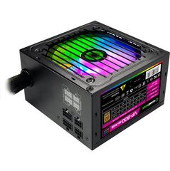 Блок питания Gamemax VP 800W RGB M, 212907000011, 800W, ATX, 80 Plus Bronze, APFC, 20+4 pin, 4+4pin, 6*Sata, 3*Molex, 2*PCI-E 6+2 pin, Вентилятор 12 см, Подсветка RGB, Кабель питания, Чёрный *-* 
