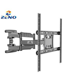 Настенный кронштейн для ТВ и мониторов Kaloc Zeno P5-L400, Макс. Нагрузка-40.9 кг, Диагональ экрана от 32"до 70", Наклон-2°/+10°, Поворот 120°, до стены 58-458мм, VESA 75x75, 400x400mm, Чёрный***