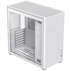 Компьютерный корпус Gamemax SPARK PRO WHITE, ATX/Micro ATX/ITX, 1xUSB3.0+1xType C, HD-Audio, Кулер 2*12/14см, 470x275x463 мм, Высота процессорного кулера 168мм, Без Б/П, Металлический, Белый *-* 