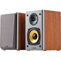 Звуковая система Edifier R1000T4, ≥85dB(A), 75Hz - 18000Hz, Dual RCA Inp, RMS 24W(12W+12W) ON ), 4" (Mid-range and bass)+0.5"(Treble), МДФ, black