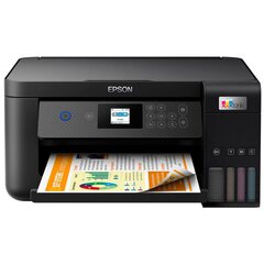 МФУ Epson L4260 (Printer-copier-scaner, A4, 4color, 33/15ppm (Black/Color), 69sec/photo, 64-256g/m2, 5760x1440dpi, 1200x2400 scaner, LCD 3.7cm, Wi-Fi, USB)