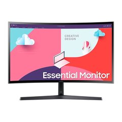 Монитор LCD 24" Samsung LS24C366EAIXCI Black, VA, Curved, 1920x1080, 3000:1 (Mega), 250cd/m2, 75Hz, 178/178, 4ms, VGA, HDMI, Headset-Out