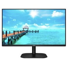Монитор LCD 27" AOC 27B2H Black, IPS, 1920x1080, 20M:1, 250cd/m2, 178/178, 75Hz, 7ms, LowBlue, FlickerFree, VGA, HDMI, 3,5mmJack, VESA 100х100, 3-сторонняя безрамная панель, в комплекте кабель HDMI
