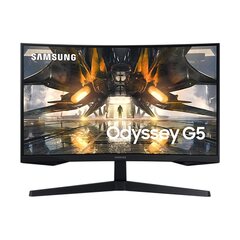 Монитор LCD 27" Samsung LS27AG550EIXCI Black, VA, Curved, 2560x1440, 3000:1 (Mega), 300cd/m2, 165Hz, 178/178, 1ms, HDMI, DP, Headset-in