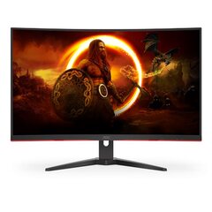 Монитор LCD 31.5" AOC C32G2ZE/BK, VA, Black, Curved, 240Hz, 1920x1080, 80M:1, 300cd/m2, 178/178, 1ms, 2xHDMI, DP, Headphone-Out