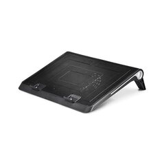 Охлаждающая подставка для ноутбука Deepcool N180 FS DP-N123-N180FS, 17", Вентилятор 18см, 1500±10%RPM, Cквозной USB 2.0, 30,3дБл, Габариты 380х296х46мм, Чёрный *-* 