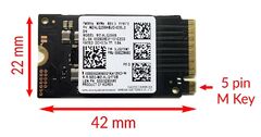 Samsung PM991A 256GB PCIe NVMe Gen3x4, M.2 2242, Read/Write 2200/1750MB/s [MZALQ256HBJD-00BL2] OEM 