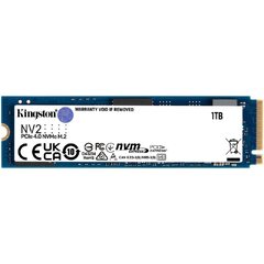 Kingston NV2 1TB PCIe NVMe Gen3x4 M.2 2280, RW Speed up to 3500/2100 MB/s, [SNV2S/1000G] *,* 