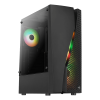 Компьютерный корпус Aerocool Wave-G-BK-v2, ATX/Micro ATX/Mini-ITX, USB 2*3.0/1*2.0, HD-Audio+Mic, Кулер 4*12см FRGB, Высота процессорного кулера до 158 мм, Длина VGA до 297мм (без переднего радиатора), 2*3.5"/2*2.5"(2+2), Толщина 0,5мм, 450x206x372мм, Без Б/П, Чёрный *-* 