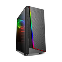 Компьютерный корпус X-Game Megatron, ATX, USB3.0*1/2.0*1, HD-Audio+Mic, Высота процессорного кулера до 165мм, Сталь 0.5, Стекляная боковая панель, 2*3.5"/2*2.5", RGB, 424x205x390мм, RGB, Чёрный, Без Б/П *-* 